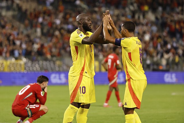 Romelu Lukaku ir Youri Tielemansas Romelu Lukaku ir Youri Tielemansas