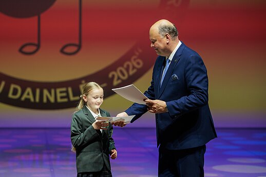 „Dainų dainelės“ laureatų apdovanojimų ceremonija