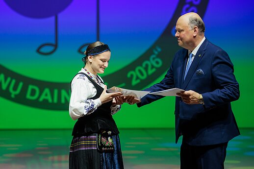 „Dainų dainelės“ laureatų apdovanojimų ceremonija
