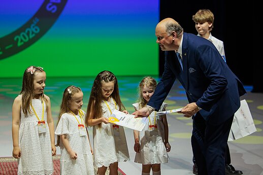 „Dainų dainelės“ laureatų apdovanojimų ceremonija