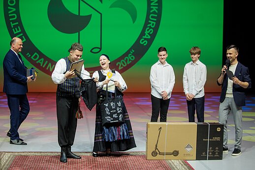„Dainų dainelės“ laureatų apdovanojimų ceremonija