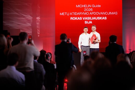 „Michelin“ gido įvertinimo paskelbimas Vilniuje