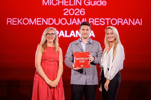 „Michelin“ gido įvertinimo paskelbimas Vilniuje