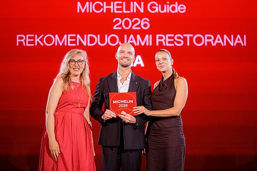 „Michelin“ gido įvertinimo paskelbimas Vilniuje