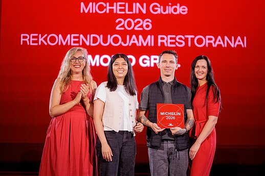 „Michelin“ gido įvertinimo paskelbimas Vilniuje