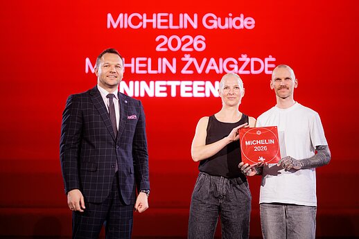 „Michelin“ gido įvertinimo paskelbimas Vilniuje