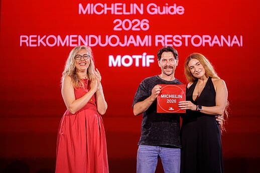 „Michelin“ gido įvertinimo paskelbimas Vilniuje