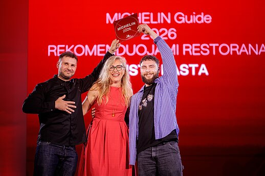 „Michelin“ gido įvertinimo paskelbimas Vilniuje