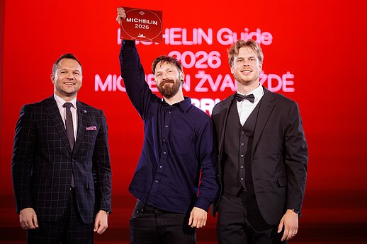 „Michelin“ gido įvertinimo paskelbimas Vilniuje