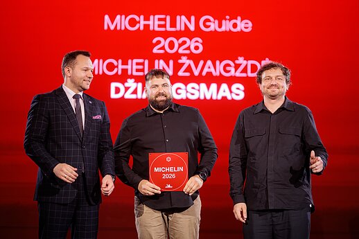 „Michelin“ gido įvertinimo paskelbimas Vilniuje