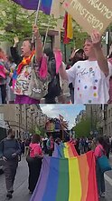 „Pride“ eitynėse – vaivorykščių jūra, viltis ir lygybės žinutė: visi žmonės yra lygūs