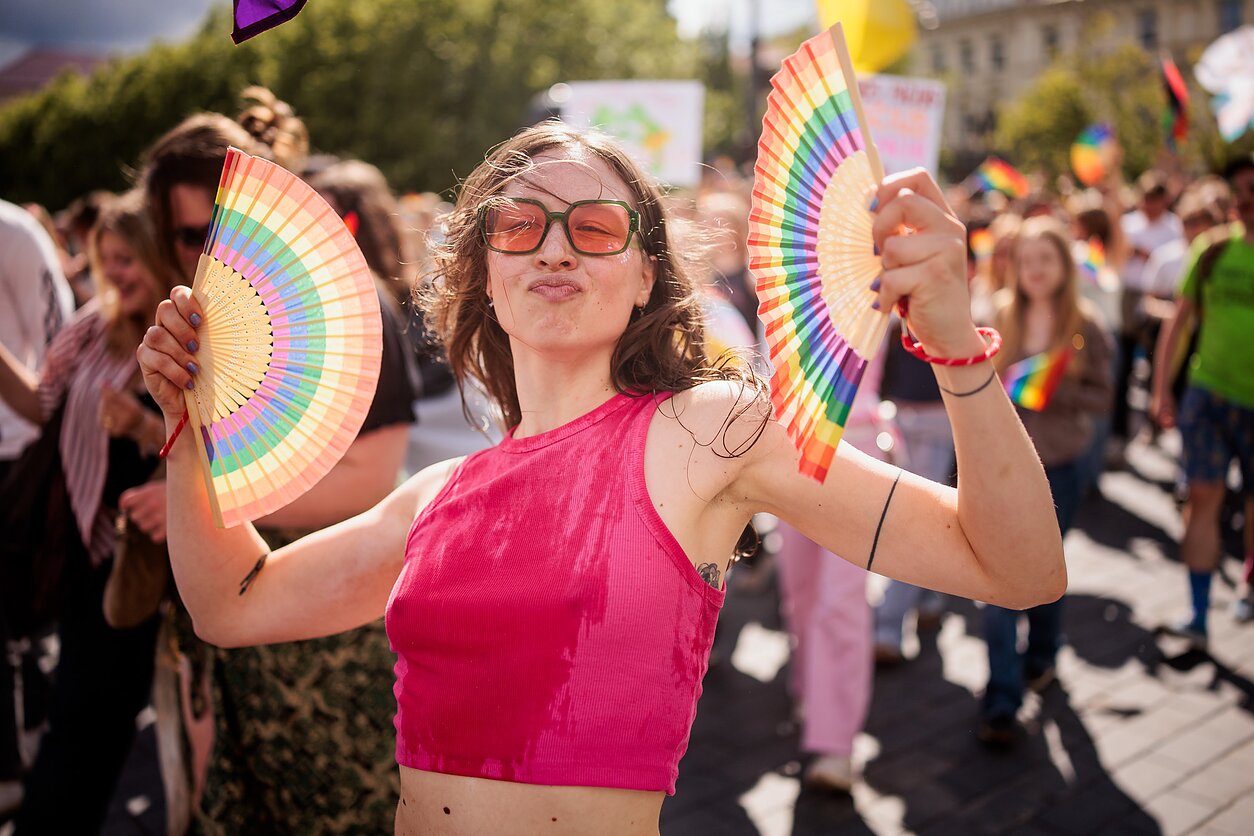 Thousands marched through Vilnius in Pride parade calling fo