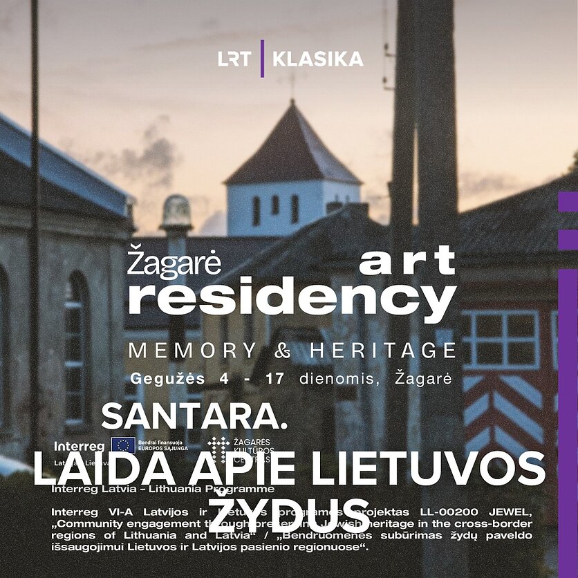 Žagarės kultūros centro nuotr., JEWEL Art Residency: Memory & Heritage plakatas 