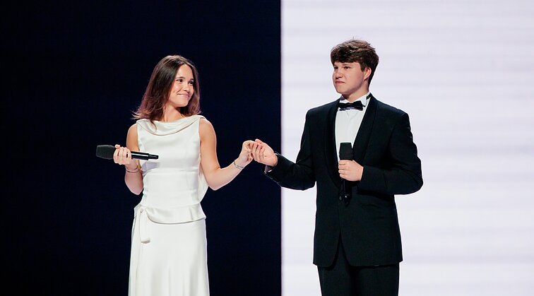 Dainų dainelė 2026. Laureatų koncertas. Eva Kaušpėdaitė ir Erikas Kamandulis – Don Žuano ir Cerlinos duetas iš operos „Don Žuanas“