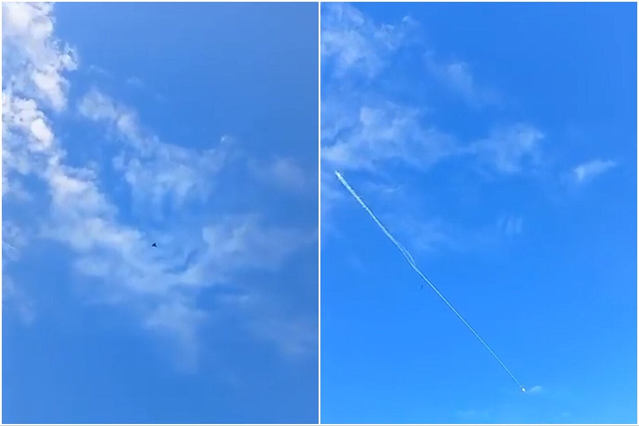 Nato naikintuvas Latvijos oro erdvėje numušė droną Nato naikintuvas Latvijos oro erdvėje numušė droną