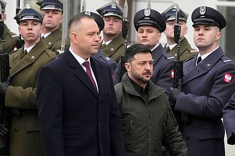 Karolis Nawrockis ir Volodymyras Zelenskis
