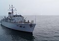 Karinių pajėgų laivas M53 „Skalvis“ reagavo į burinės jachtos signalą: fiksuota trauma