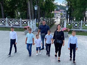 Jurgitos ir Mindaugo Gaudiešių šeima
