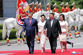 Kim Jong Uno vizitas Šiaurės Korėjoje