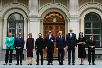 Volodymyras Zelenskis ir Šiaurės, Baltijos šalių lyderiai Volodymyras Zelenskis ir Šiaurės, Baltijos šalių lyderiai