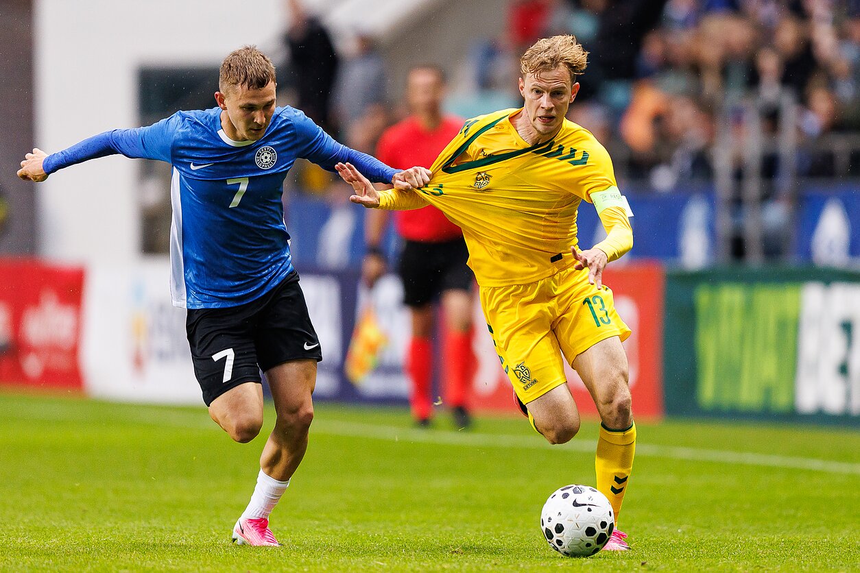 Justas Lasickas, Baltijos futbolo taurės finalas: Estija – Lietuva Justas Lasickas, Baltijos futbolo taurės finalas: Estija – Lietuva