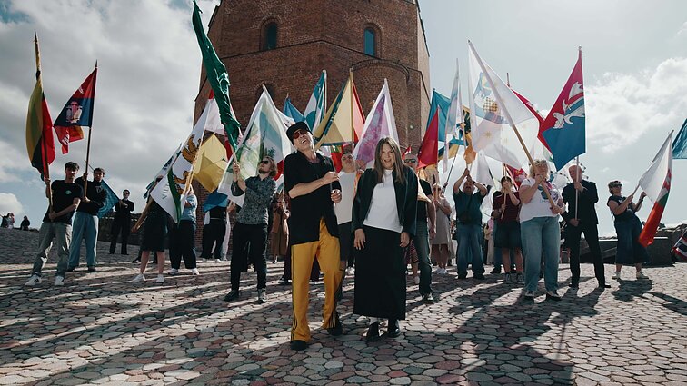 „Requiem“ klipo filmavimo akimirka „Requiem“ klipo filmavimo akimirka