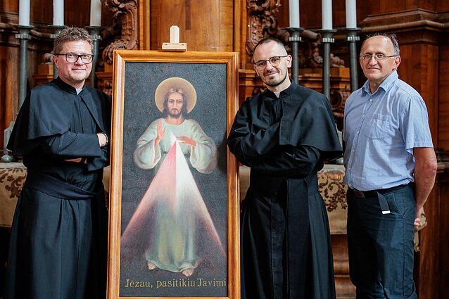 „Camino Misericordia“ sumanytojai – kun. dr. Mariuszas Marszalekas, kun. Maciejus Książykas, Bogdanas Tula „Camino Misericordia“ sumanytojai – kun. dr. Mariuszas Marszalekas, kun. Maciejus Książykas, Bogdanas Tula