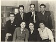Spotkanie byłych uczniów Wileńskiego Żydowskiego Gimnazjum Realnego. Wilno, 1961 r.  Eliszewa Feigenberg-Koencedik (Kancedikienė) siedzi w centrum 