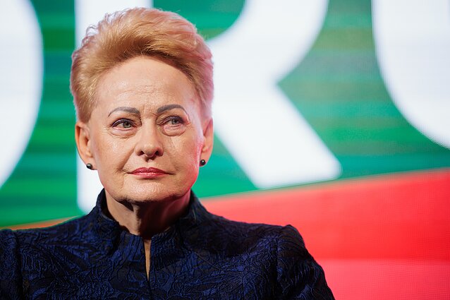 Su LRT 100-mečiu sveikinanti Dalia Grybauskaitė: linkiu, kad galėtume tikėti ir pasitikėti