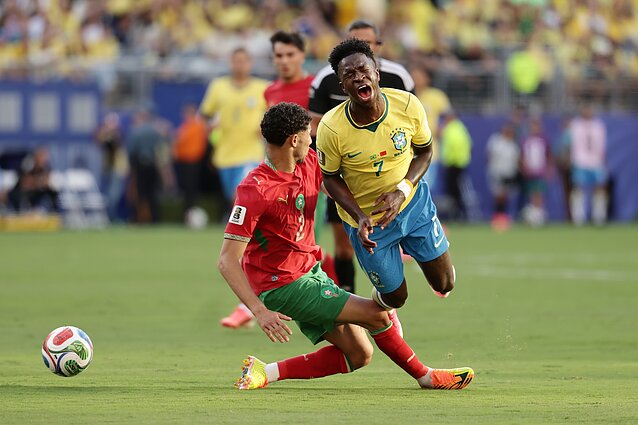 Vinicius Junioras ir Achrafas Hakimi Vinicius Junioras ir Achrafas Hakimi