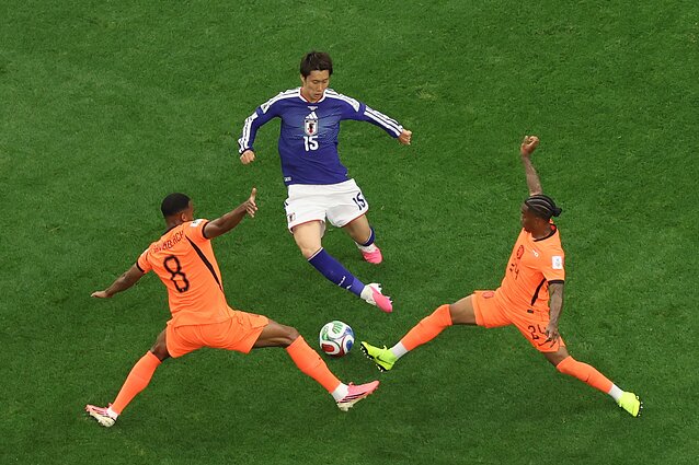 Pasaulio futbolo čempionatas: Nyderlandai – Japonija
