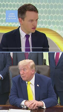 Kojala vertina Trumpo dėmesį Ukrainai
