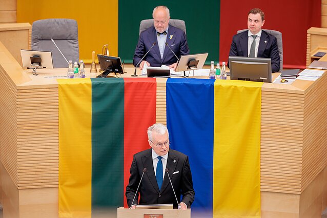 Gitano Nausėdos metinis pranešimas Seime
