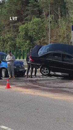 Antradienį ryte Vilniuje įvyko masinė avarija