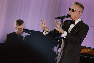 Lino Adomaičio koncerto akimirka Lino Adomaičio koncerto akimirka