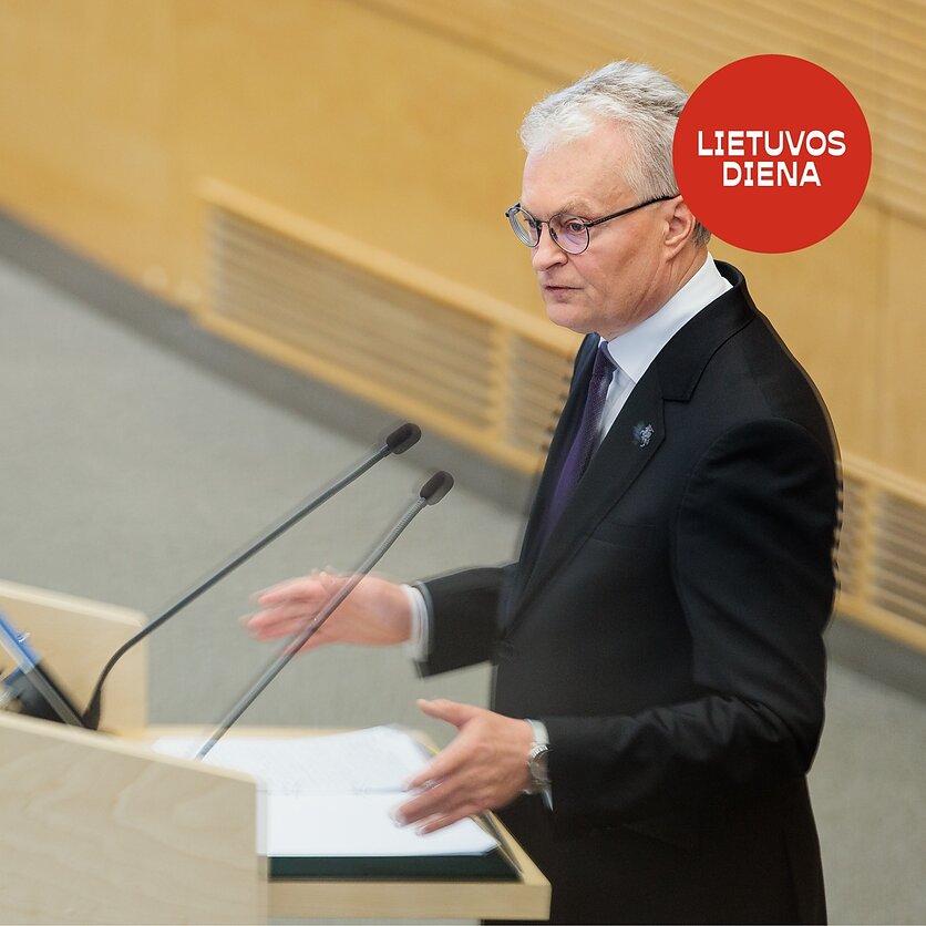 E. Blažio / LRT nuotr., Prezidento metiniame pranešime ypatingas dėmesys saugumui ir gynybos stiprinimui