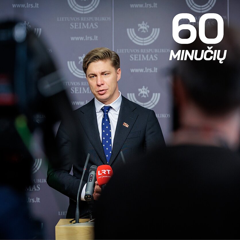 E. Blažio / LRT nuotr., Mindaugas Sinkevičius