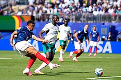 Kylianas Mbappe. Pasaulio futbolo čempionatas: Prancūzija – Senegalas Kylianas Mbappe. Pasaulio futbolo čempionatas: Prancūzija – Senegalas