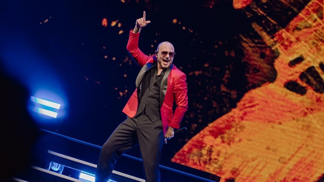 Pitbullio koncerto akimirka Pitbullio koncerto akimirka