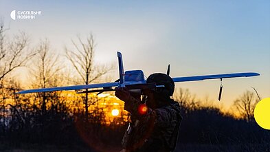 Ukrainos karys laiko droną