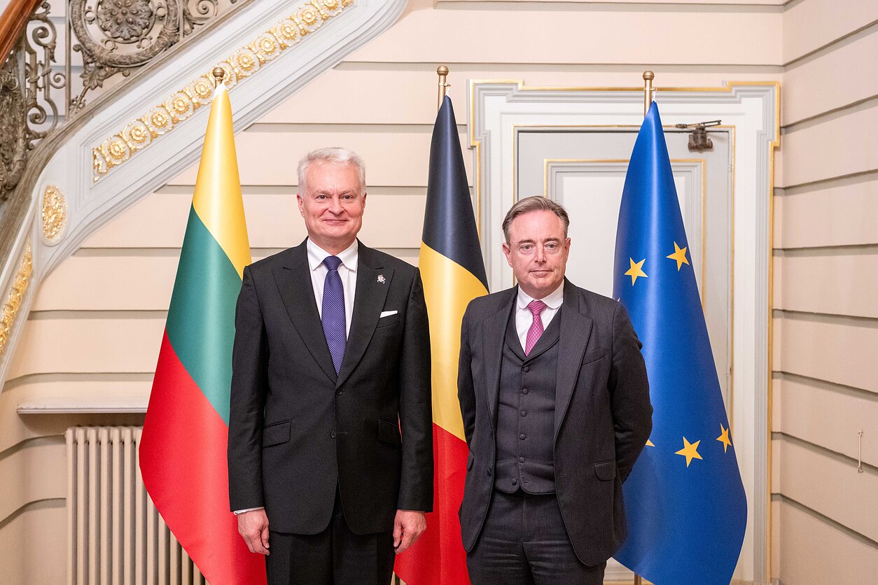 Gitanas Nausėda ir Bartas de Weveris Gitanas Nausėda ir Bartas de Weveris