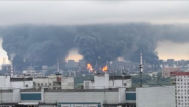 Ukraina atakavo Maskvos perdirbimo gamyklą, mieste aidėjo sprogimai