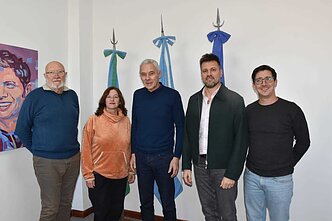 Argentinos lietuvių bendruomenės nariai susitiko su Beriso miesto meru