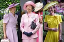 Zara Tindall, princesė Anne, Velso princesė Catherine karališkosiose Askoto žirgų lenktynėse