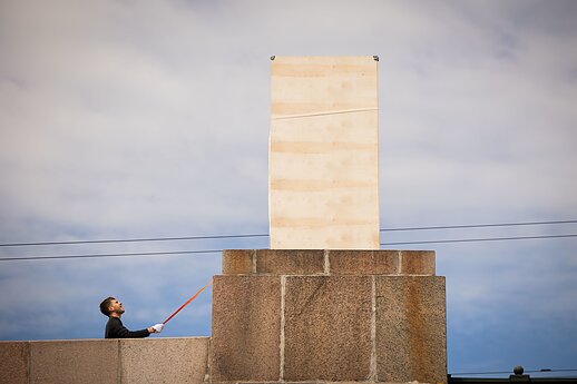 Vilnius bridge unveils sculptures for 'perfect children'