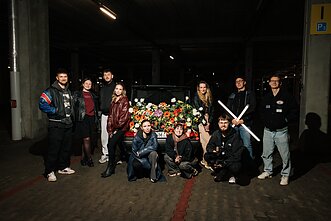 Dueto „8 Kambarys“ klipo filmavimo akimirka Dueto „8 Kambarys“ klipo filmavimo akimirka