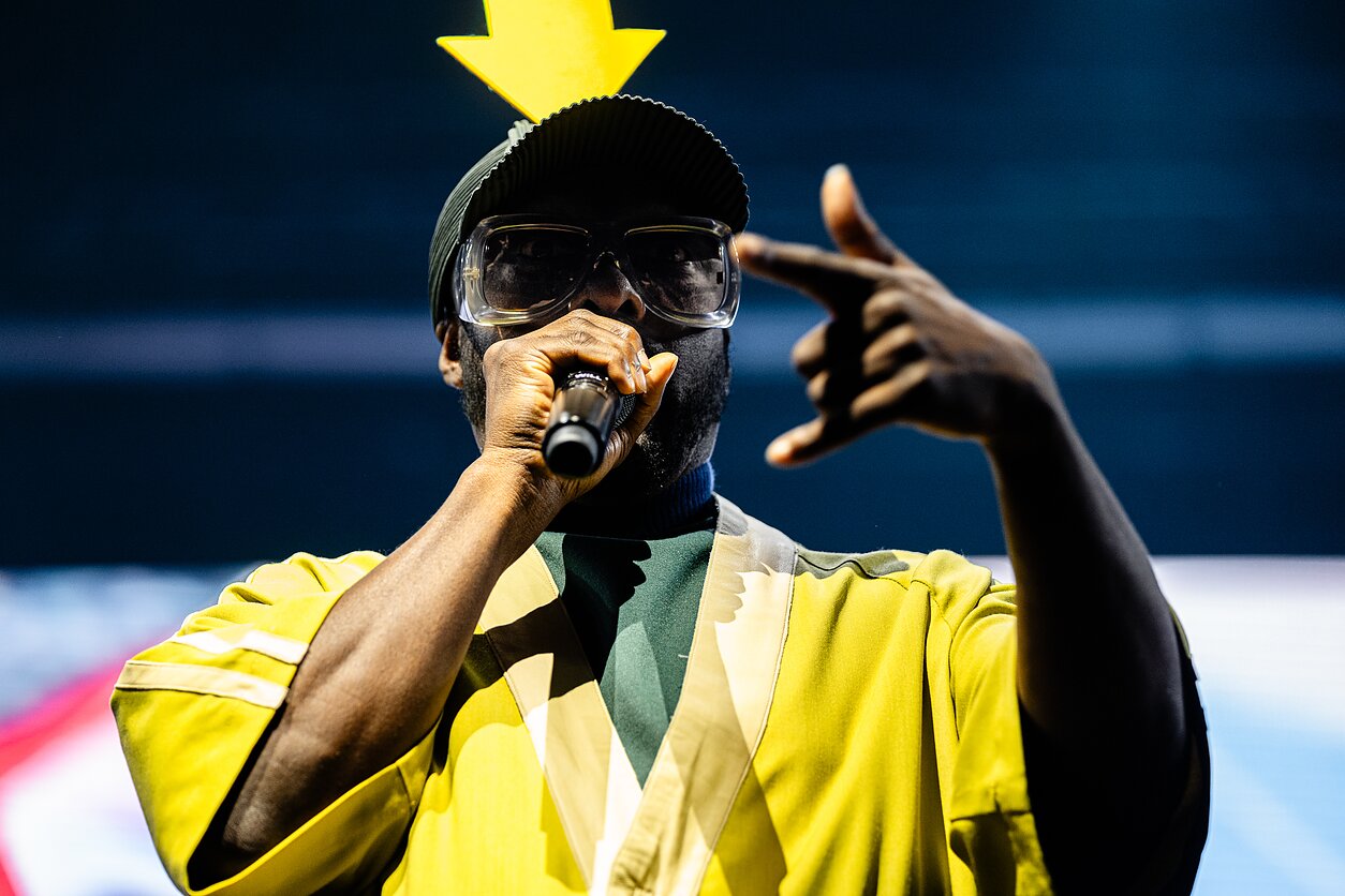 „Black Eyed Peas“ koncerto akimirka „Black Eyed Peas“ koncerto akimirka