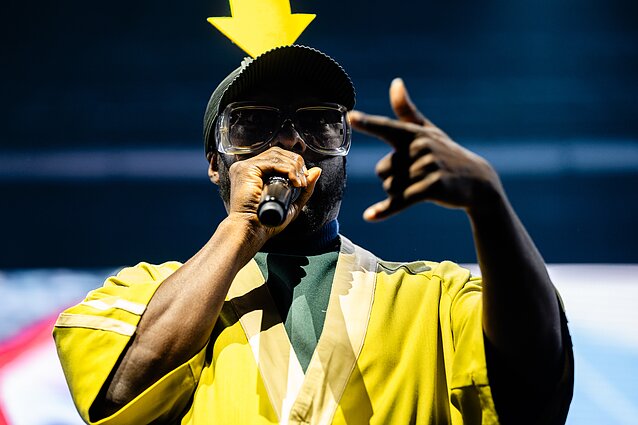 „Black Eyed Peas“ koncerto akimirka „Black Eyed Peas“ koncerto akimirka