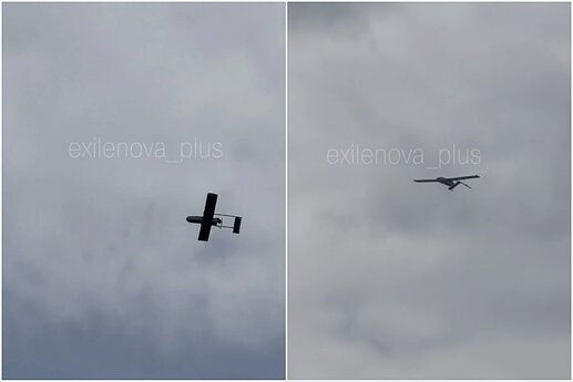 Užfiksuoti Maskvos link skrendantys dronai