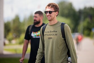 Jonas Valančiūnas ir Matas Buzelis
